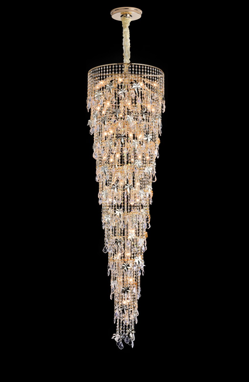 Люстра каскадная LEON Milena LE3043/2200 GD