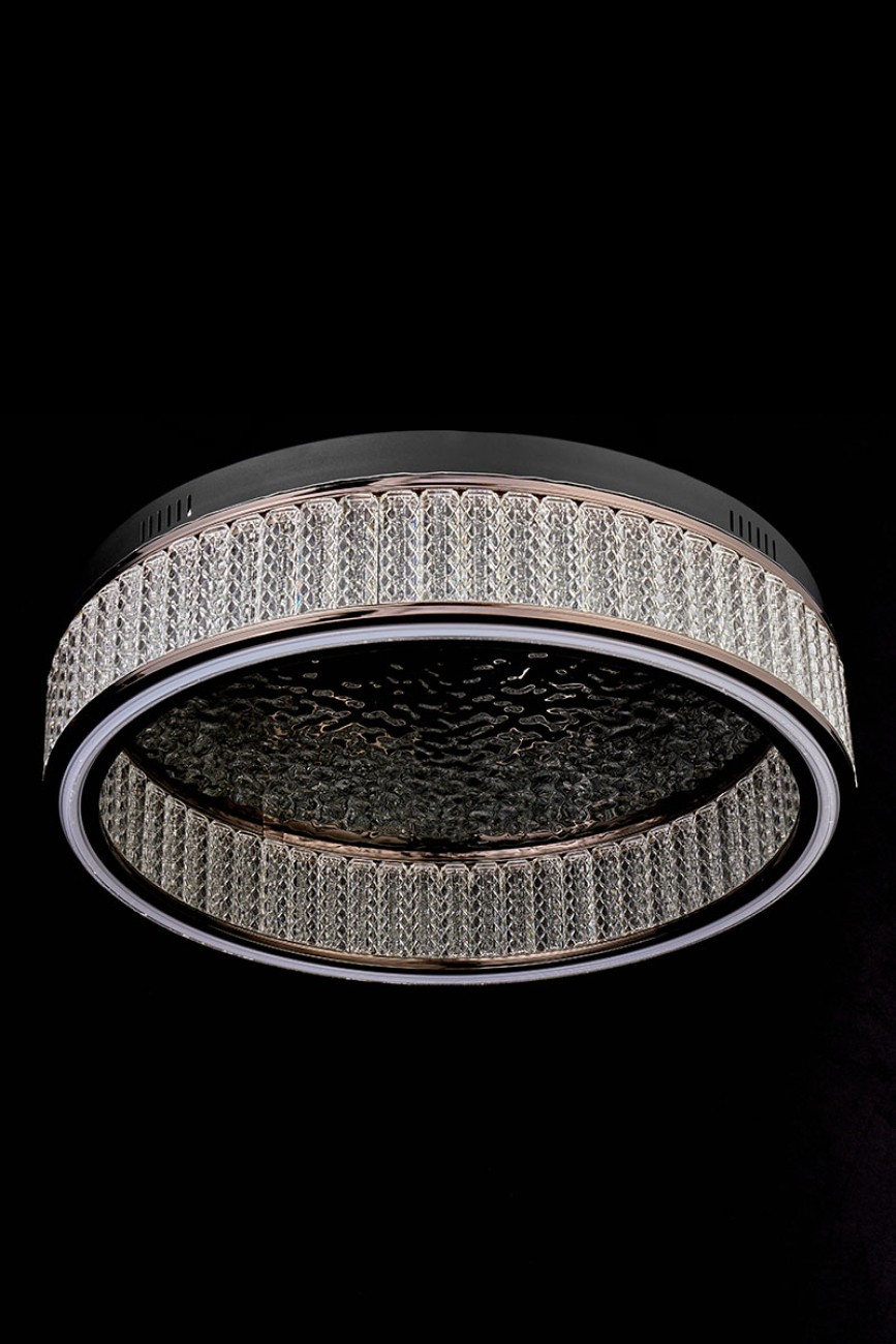 Светильник потолочный LEON Lumiere LE7769/600P Black Chrome