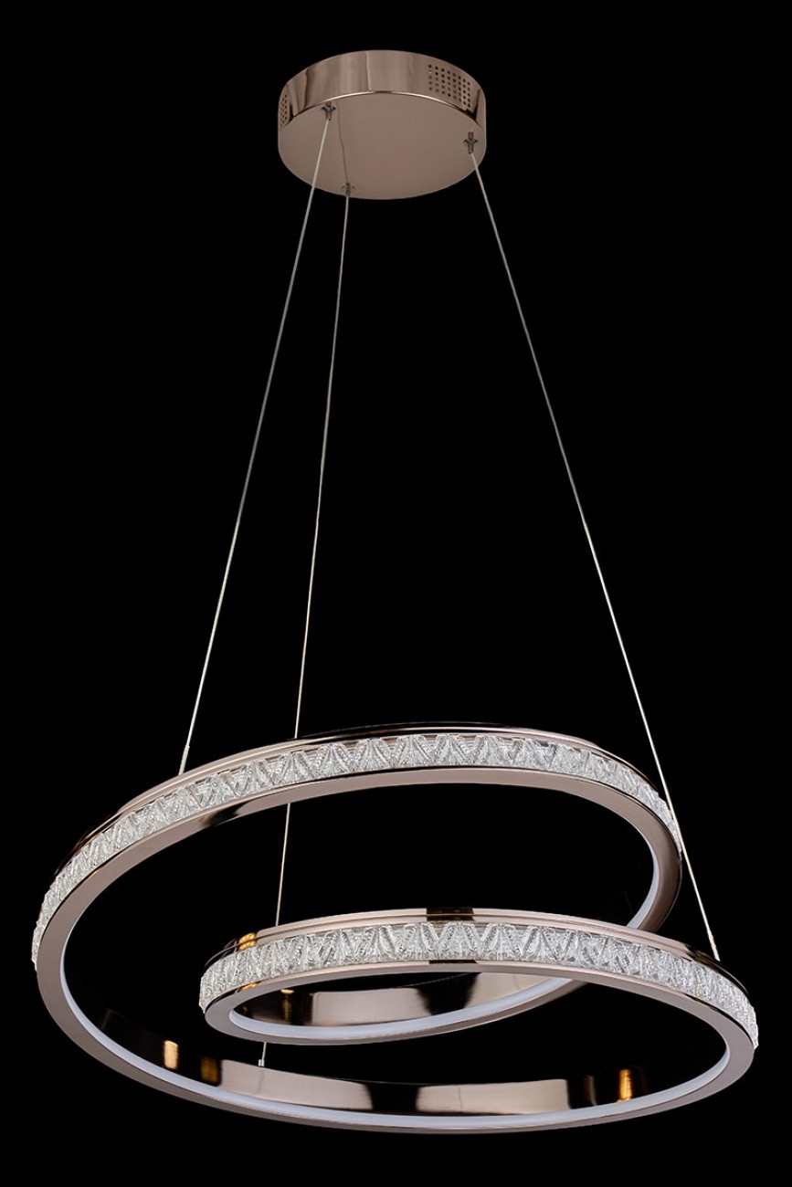 Подвесная люстра LEON Aida LE7707/600Z Black Chrome