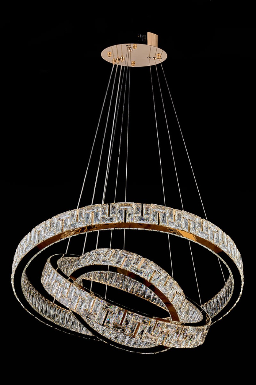 Подвесная люстра LEON Afina LE3048/800-3K GD