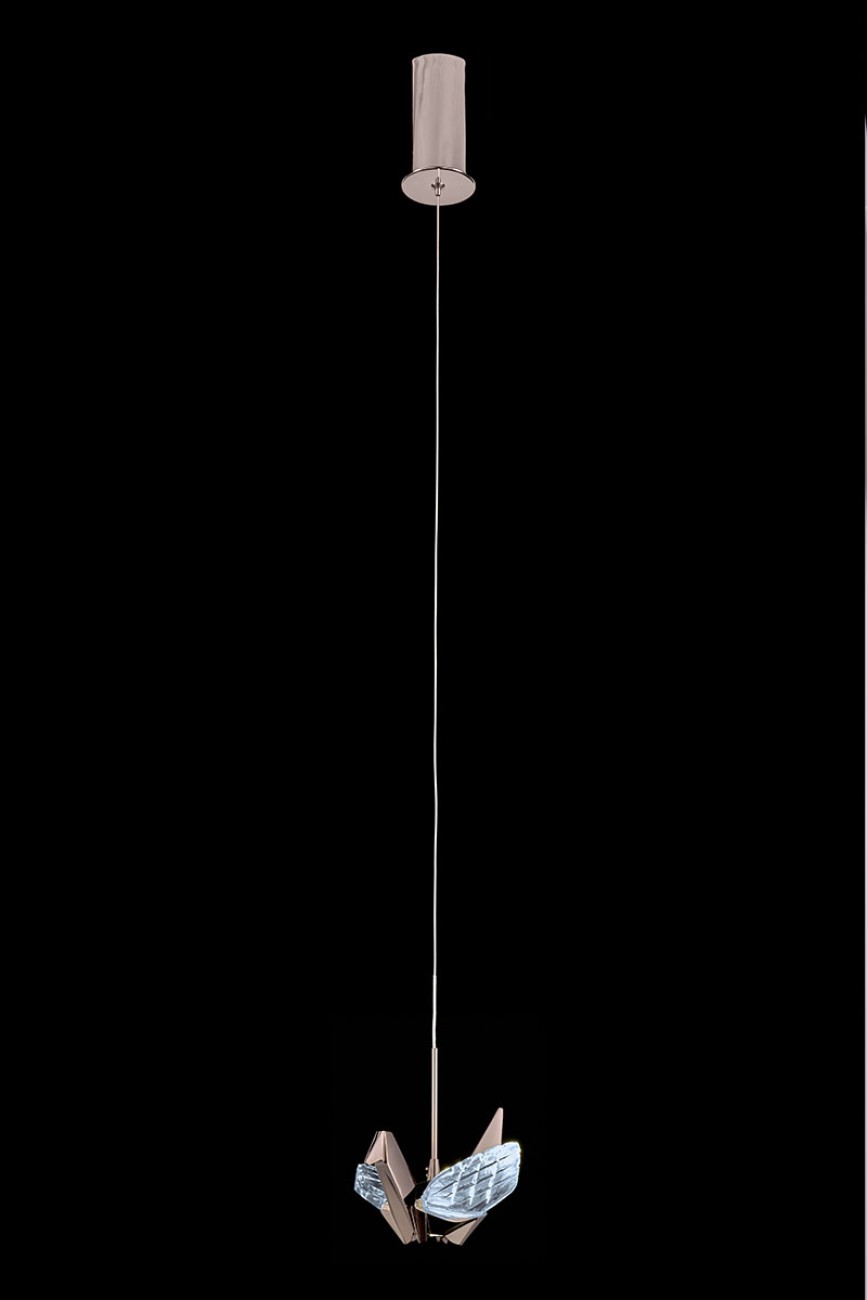 Светильник подвесной LEON Alma LE7706/1S Black Chrome