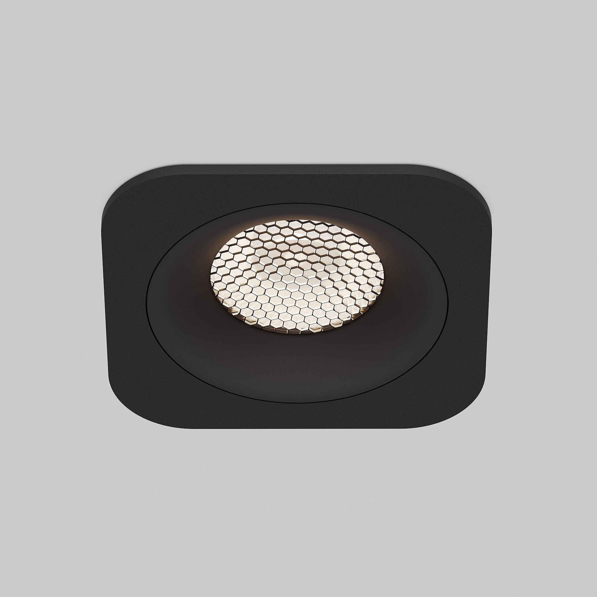 Встраиваемый светильник Elektrostandard Tetro 15276/LED 10W 4000K черный IP44