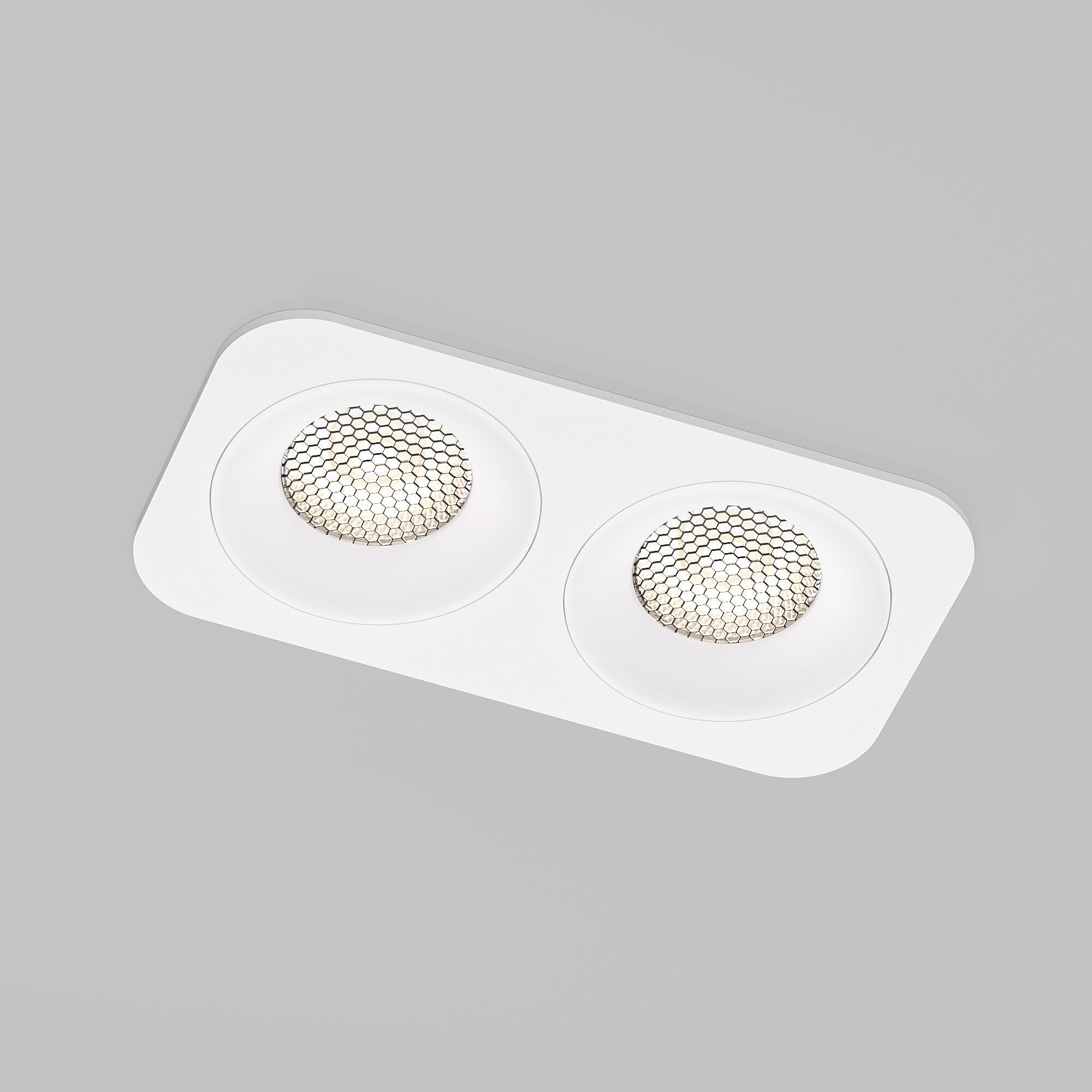 Встраиваемый светильник Elektrostandard Tetro 15277/LED 20W 4000K белый IP44