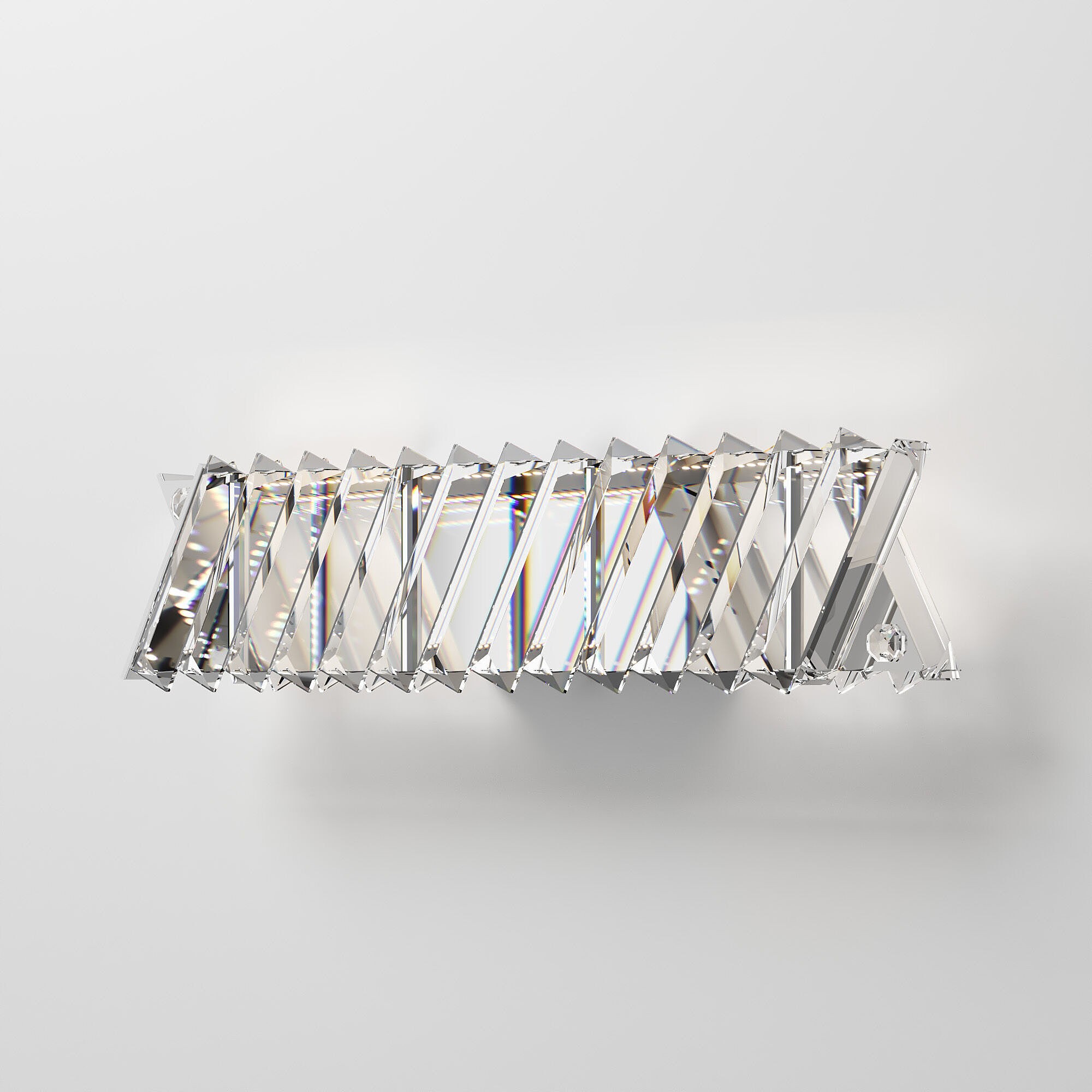 Настенный светильник Eurosvet Solis 101005 LED никель хрусталь Strotskis