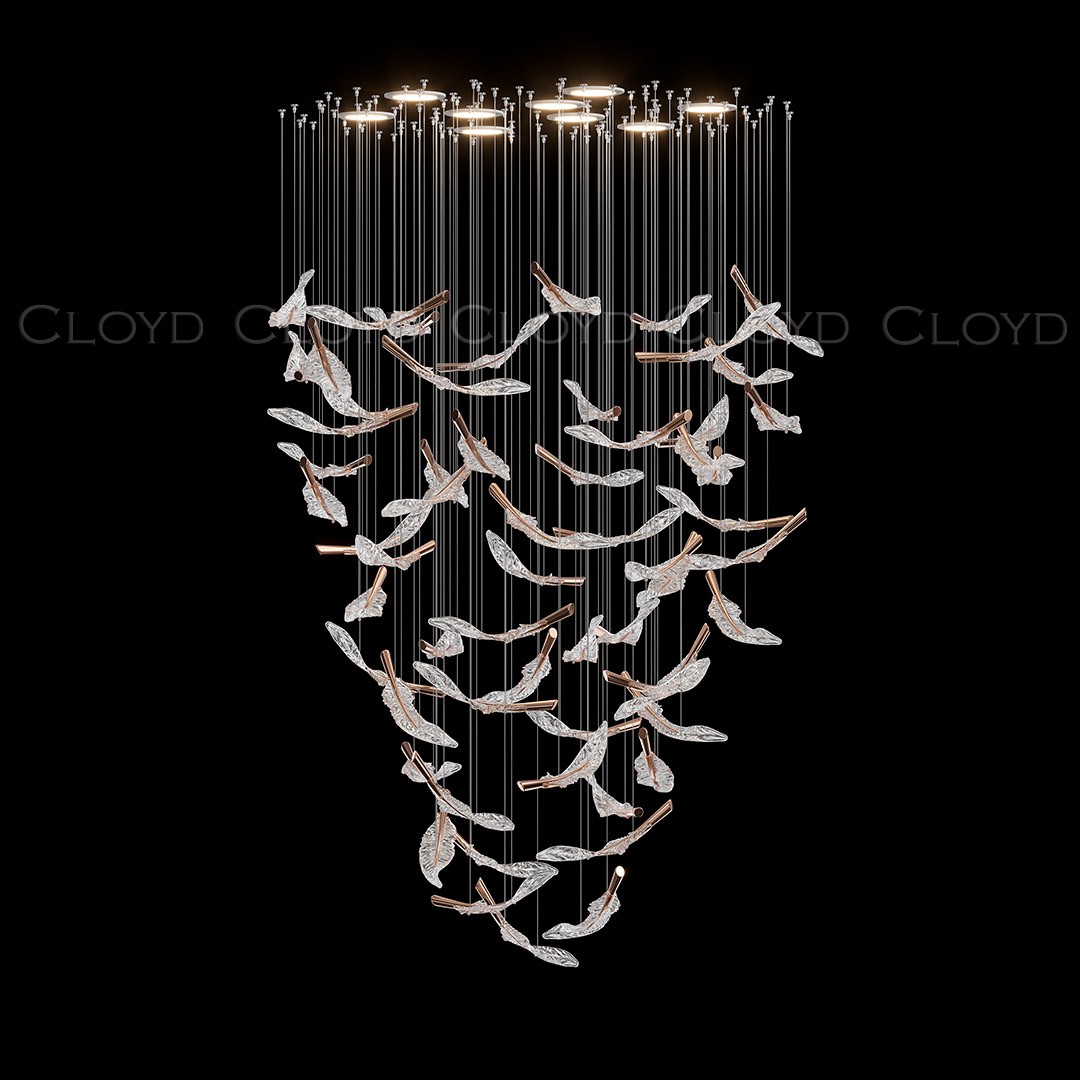 Люстра каскадная Cloyd Aeria 1686 60002
