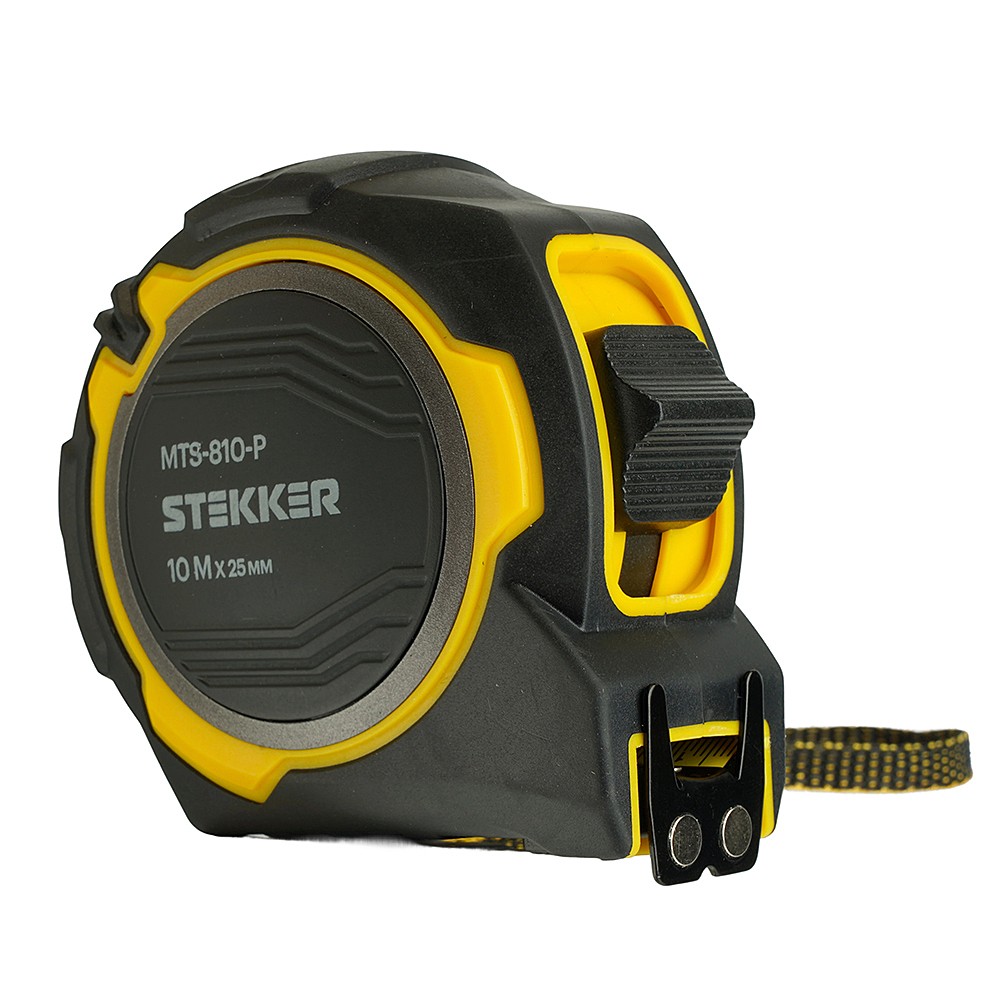 Рулетка, 10 м х 25 мм, Stekker MTS-810-P 50212