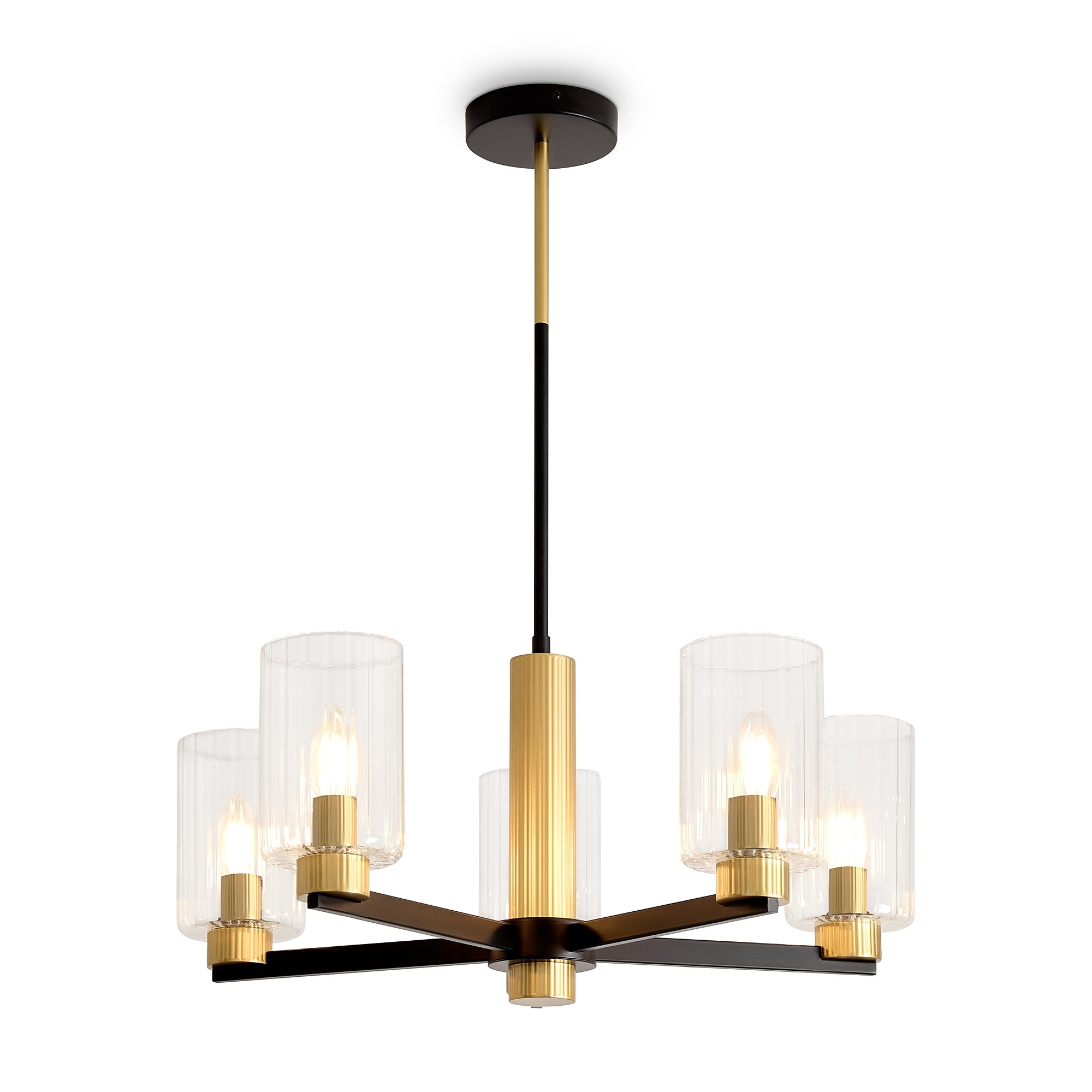 Люстра на штанге Freya Ombre FR2051CL-05BBS