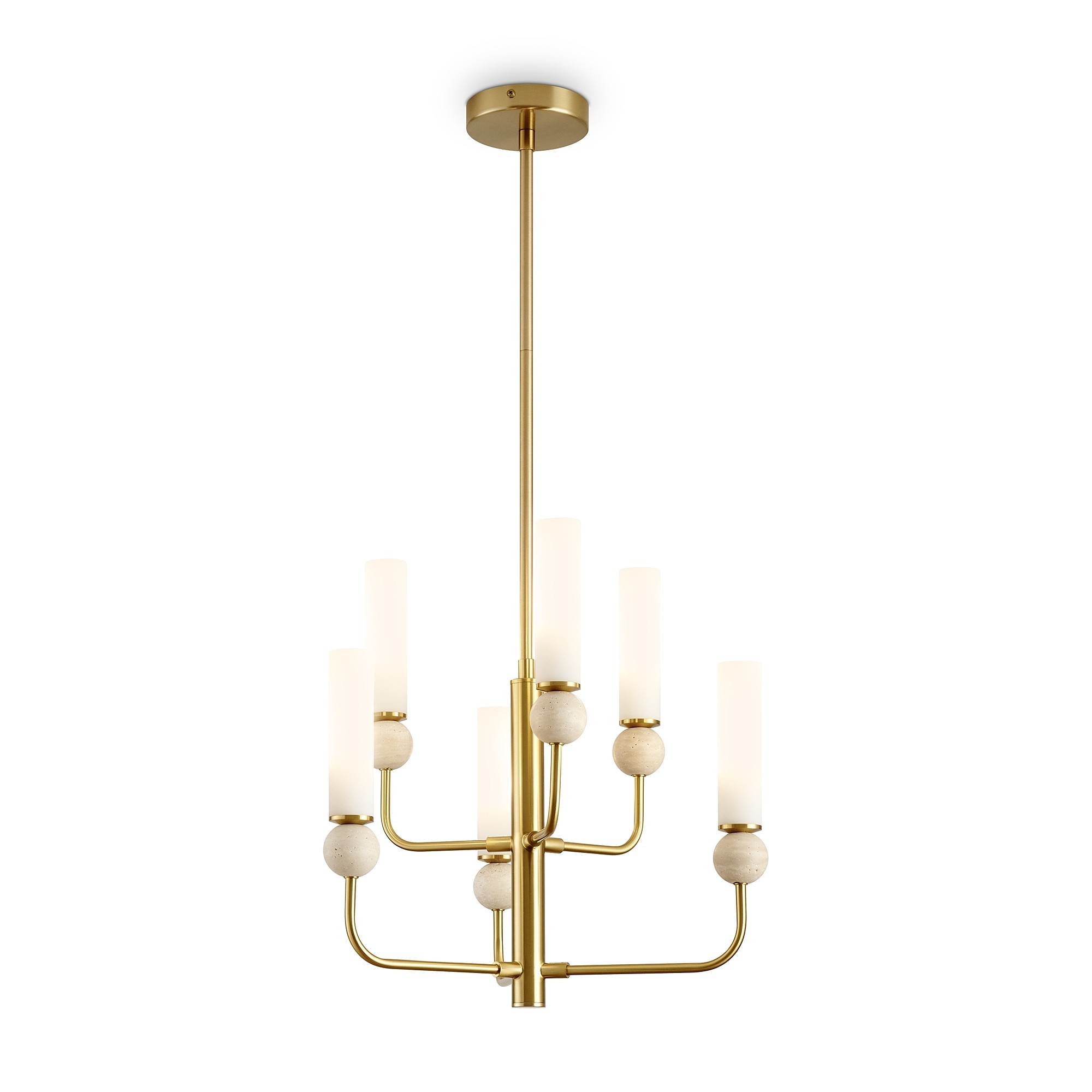 Люстра на штанге Freya Sunspot FR5482CL-06BS1