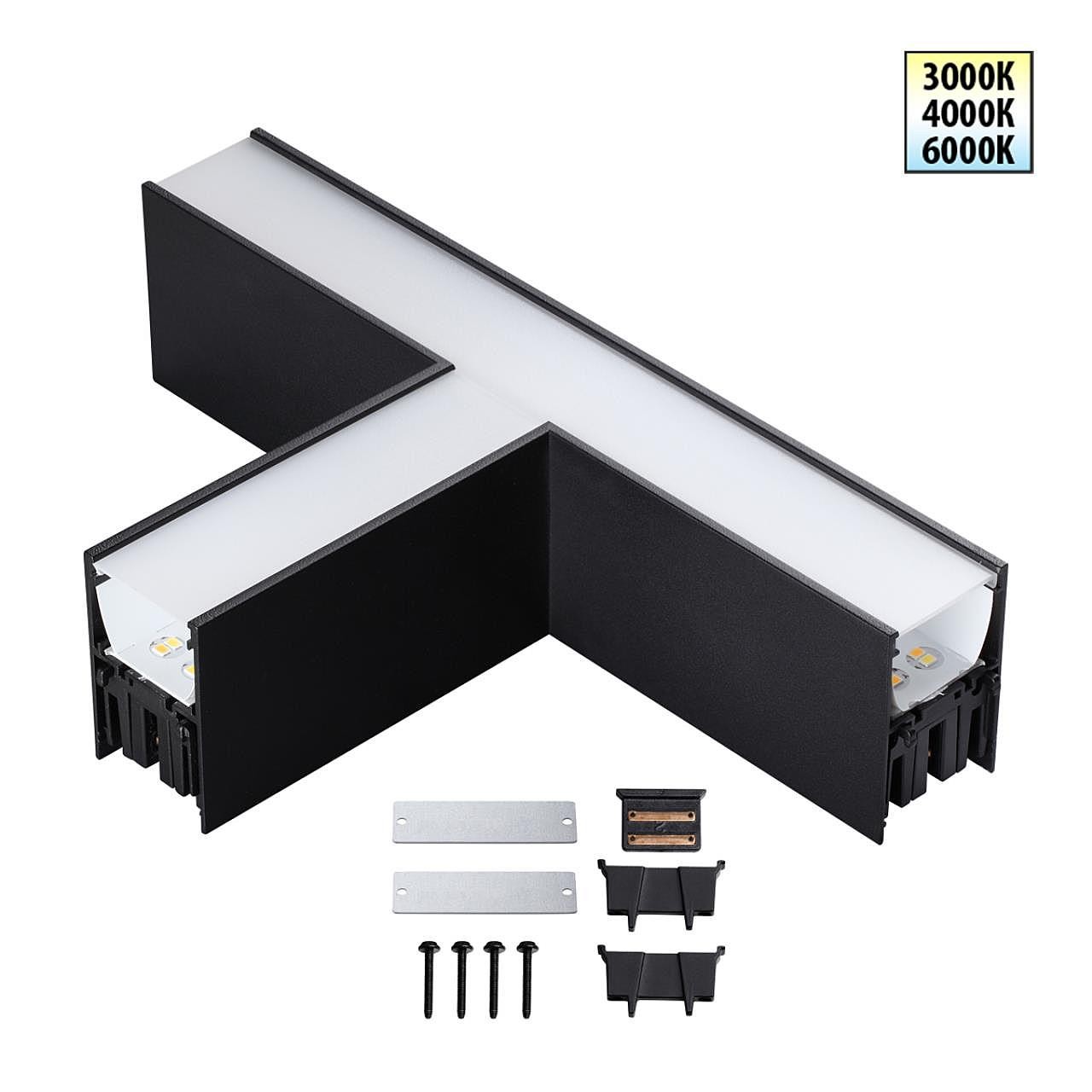 Светильник соединитель Т с переключ. цв. температуры Novotech Fatto 359611