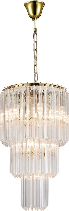 Подвесная люстра Newport AMANDA 8900 8910/C gold