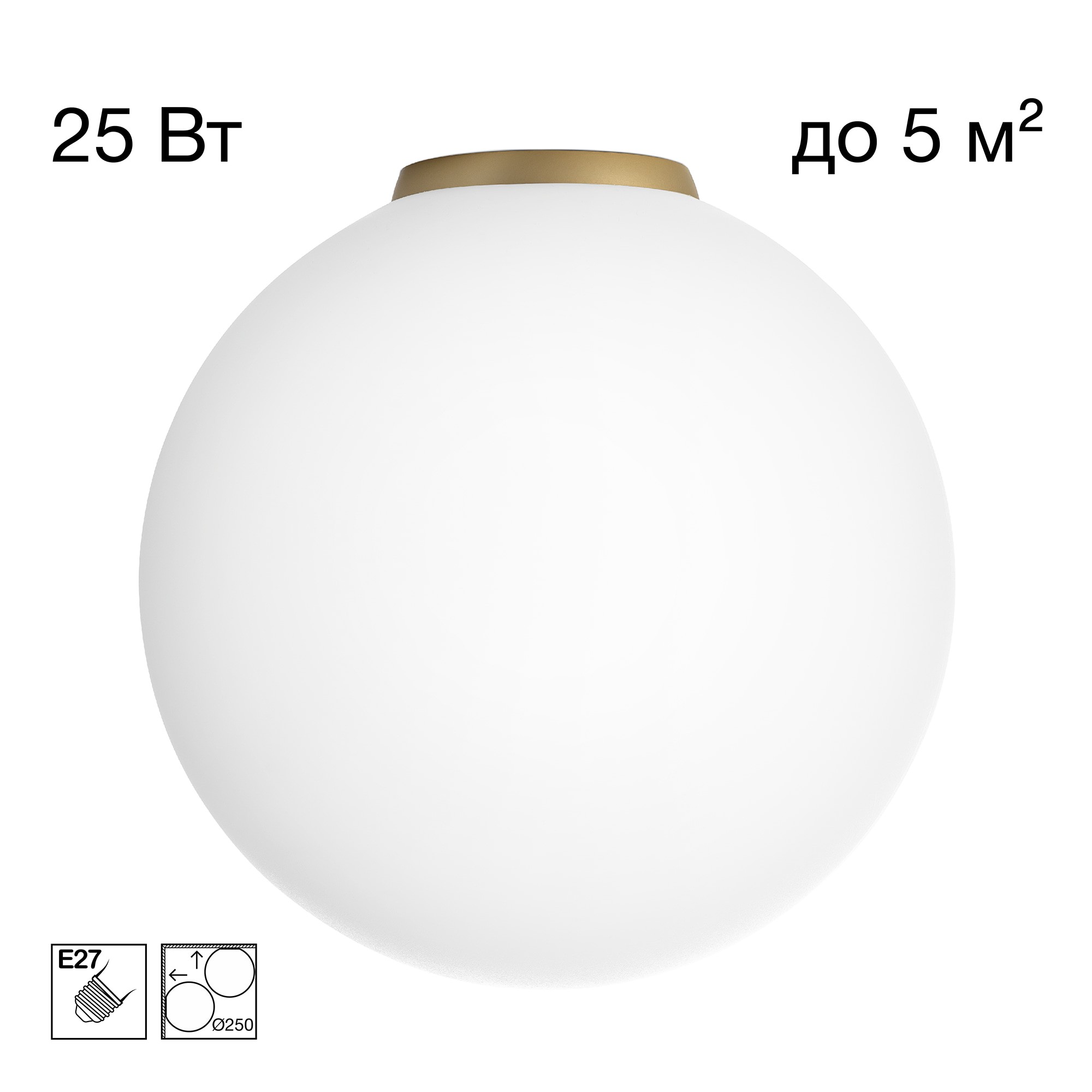 Светильник потолочный Citilux Ron CL941D25B2