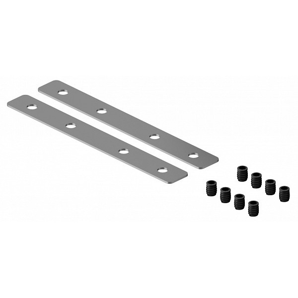 Соединитель для шинопровода под натяжной потолок, серебристый, 2 шт Hesby Lighting ElDeko HSBL_0189