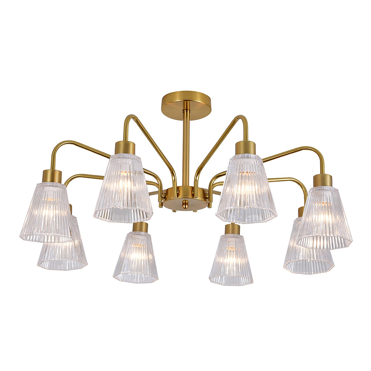 Потолочная люстра Escada Berzelia 150001/8R E14*40W Copper ES0000029