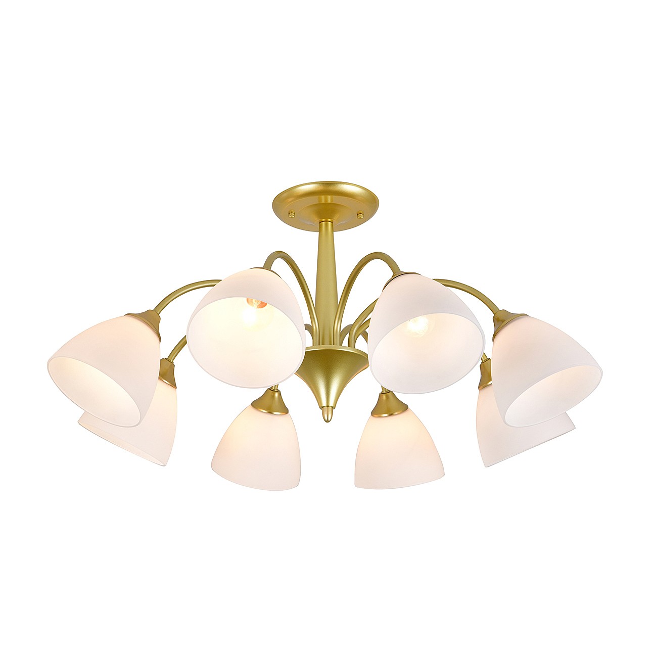 Потолочная люстра Escada Ilex 150003/8R E27*60W Gold ES0000034