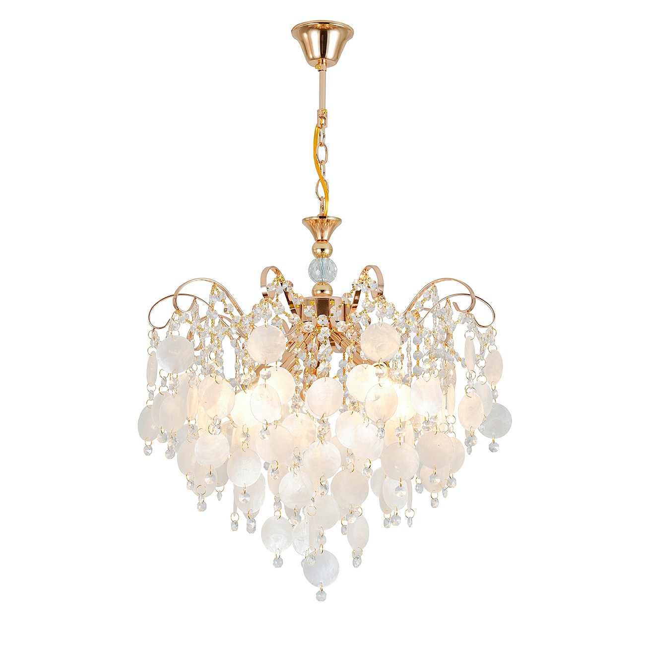 Подвесная люстра Escada Marilume 140013/5P E27*60W Gold ES0000035