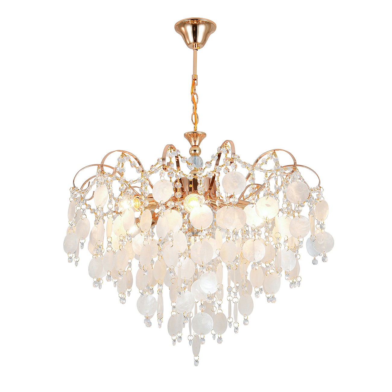 Подвесная люстра Escada Marilume 140013/6P E27*60W Gold ES0000036