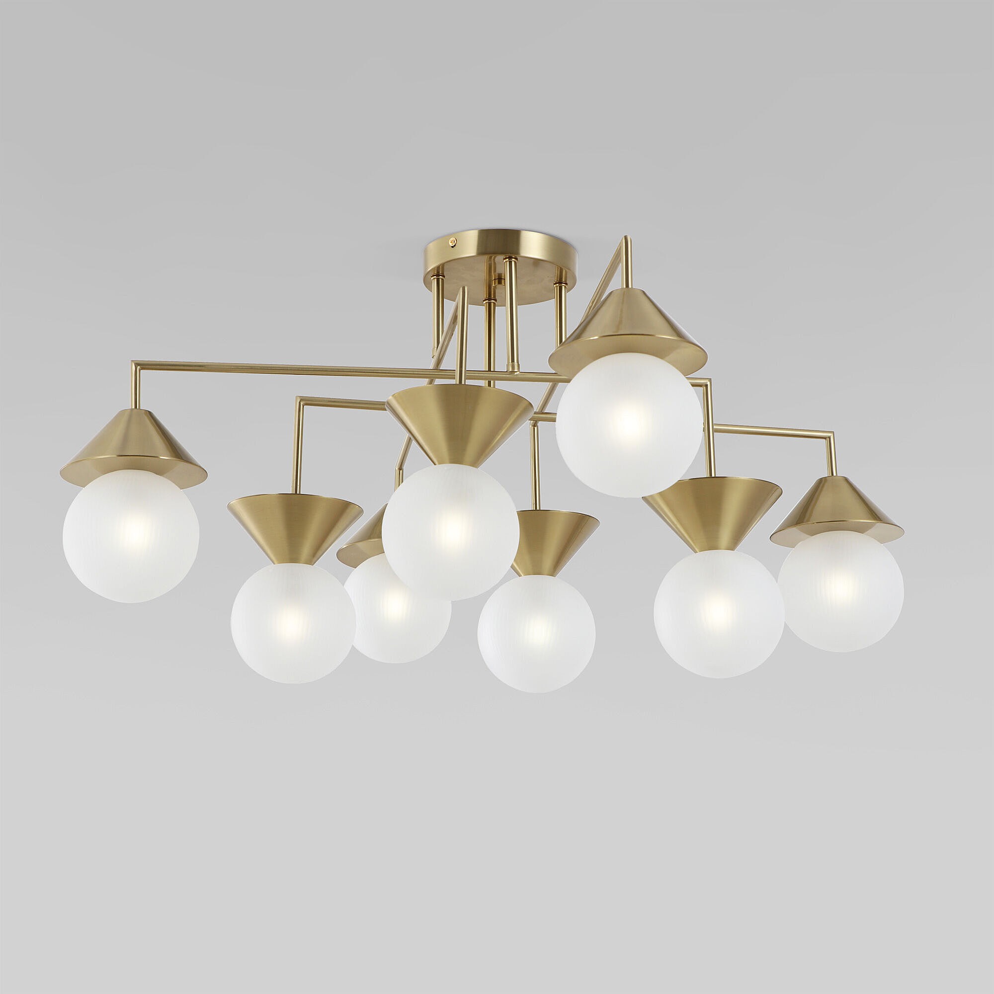 Потолочная люстра Eurosvet MELON 302002/8 латунь Smart