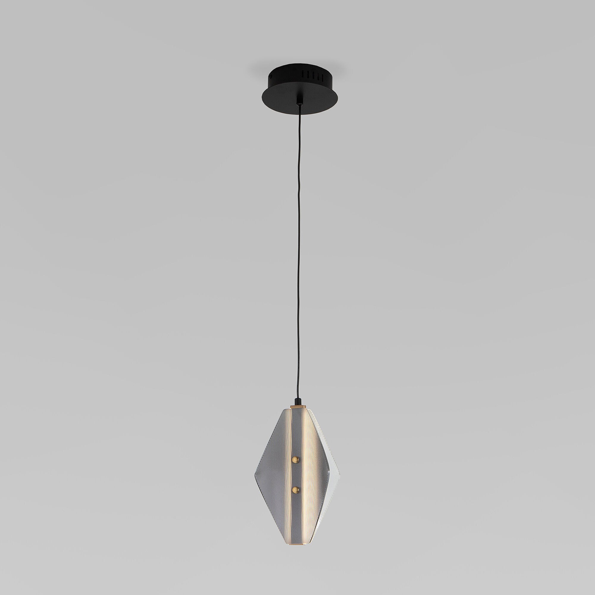 Светильник подвесной Eurosvet Glare 304054 LED латунь