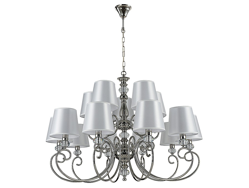 Подвесная люстра Newport Marta 1210+5/C nickel