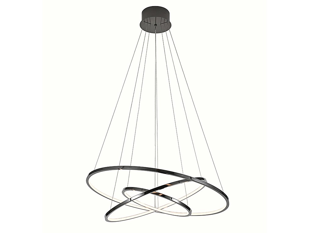 Подвесная люстра Newport Loren 15303/S black glossy