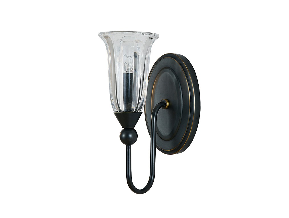 Настенное бра Newport Margo 3711/A black+gold