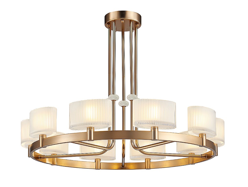 Люстра на штанге Newport Jessica 4338+2/C new gold