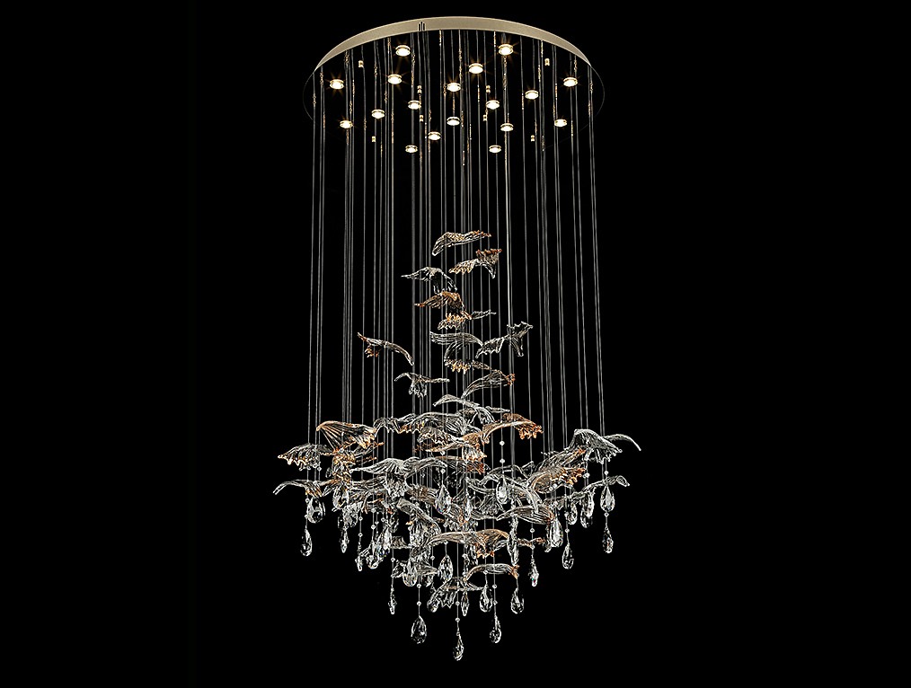 Люстра каскадная Newport Verona 8220/80 С gold polished