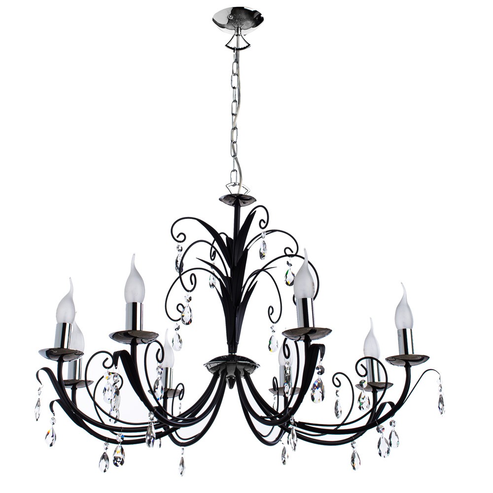 Подвесная люстра Arte Lamp ROMANA A1742LM-8BK