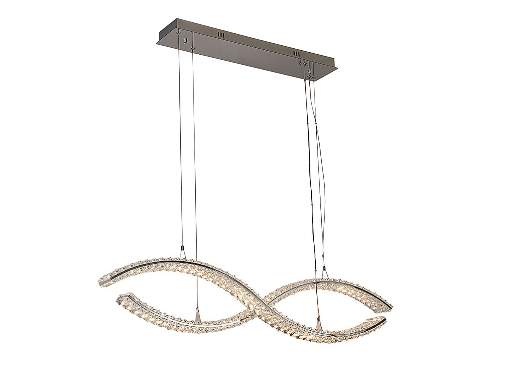 Светильник подвесной Newport Crystal 8242N/110 chrome