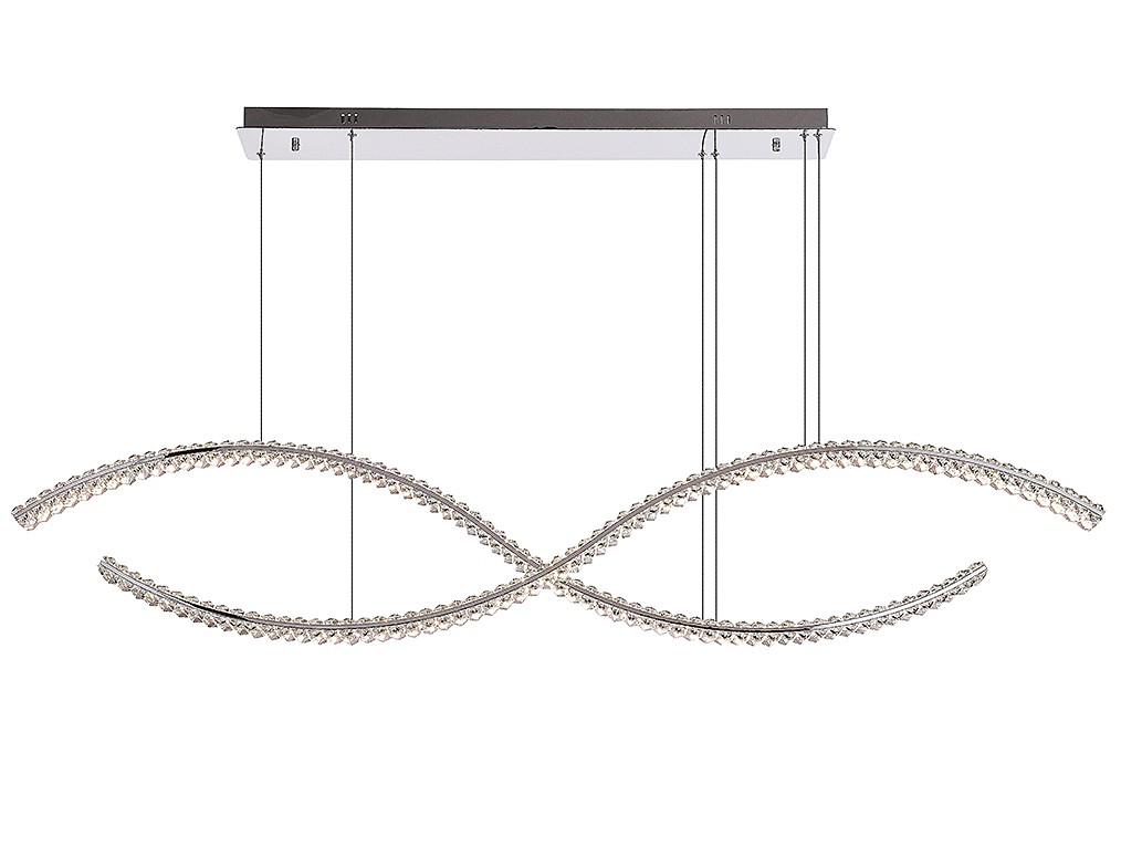 Светильник подвесной Newport Crystal 8242N/160 chrome