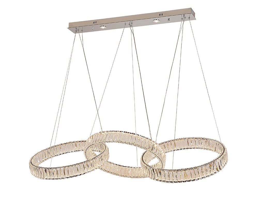 Подвесная люстра Newport Crystal 8243N/S chrome