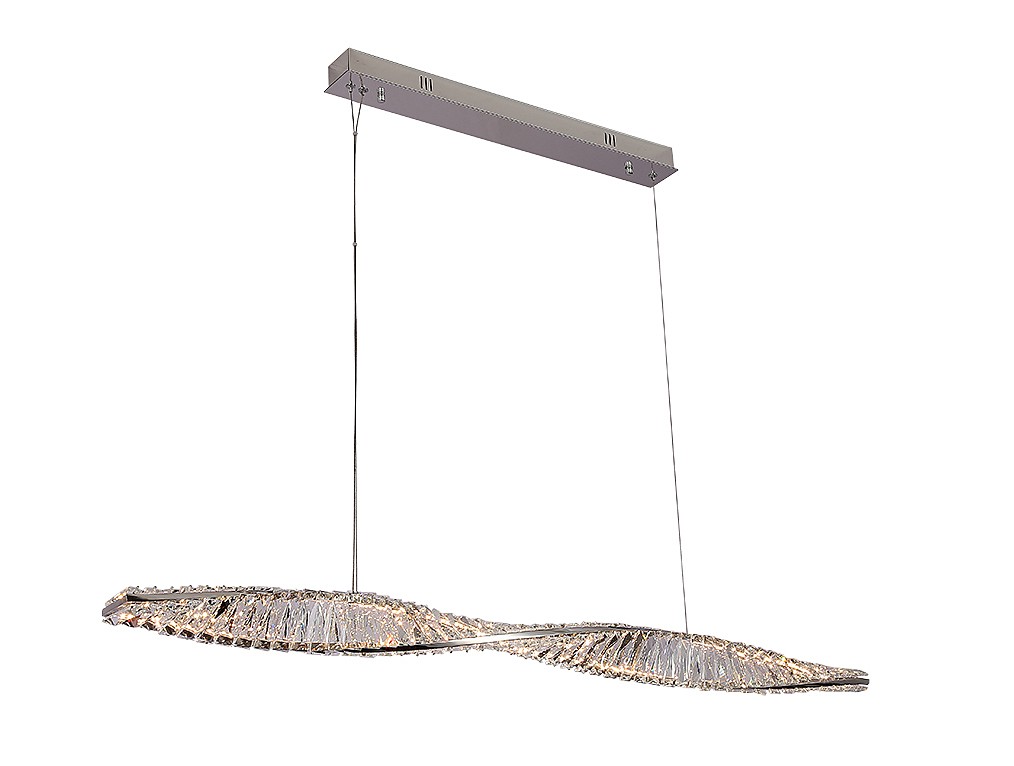 Светильник подвесной Newport Crystal 8244N/120 chrome