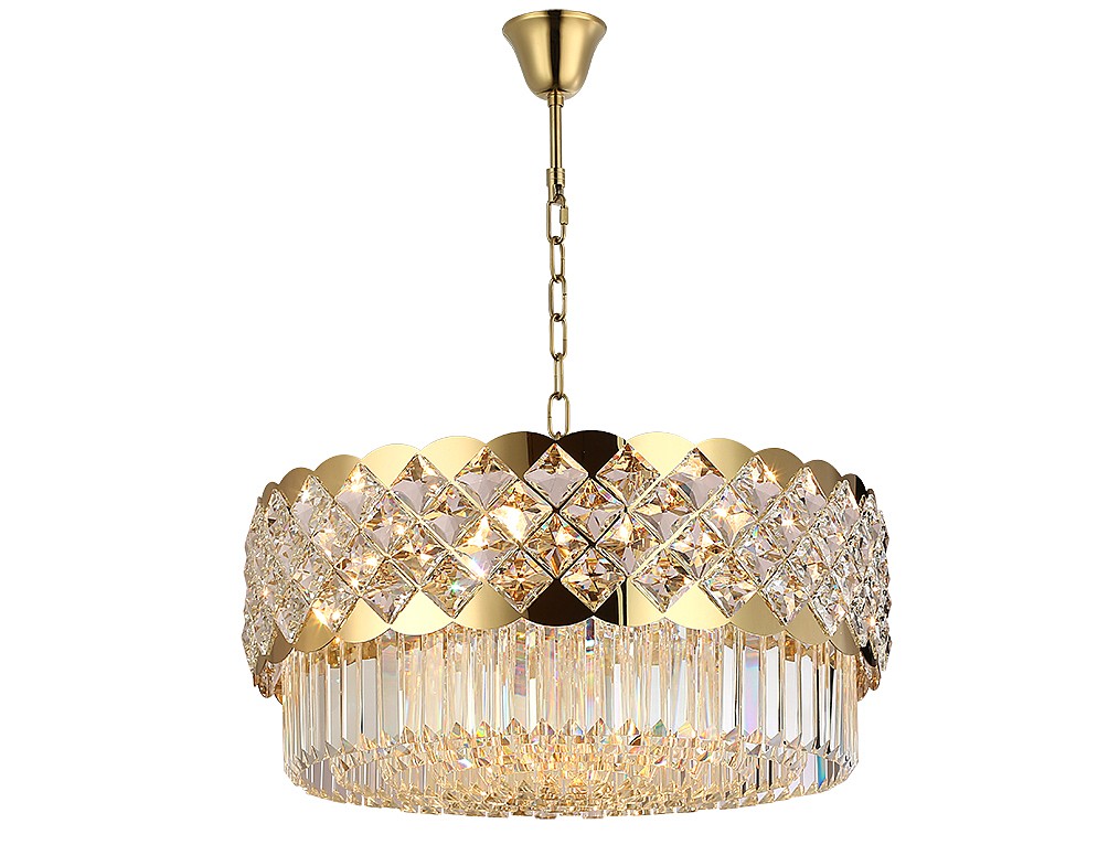 Подвесная люстра Newport Ashley 8300/60 C gold polished