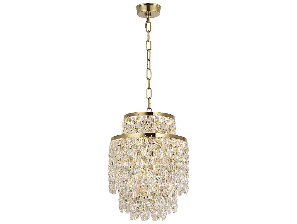 Подвесная люстра Newport Tiffany 8530/30 С gold polished