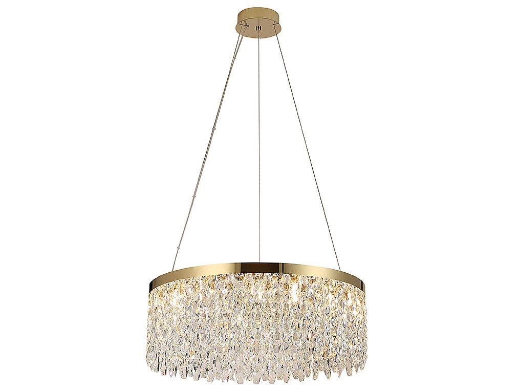 Подвесная люстра Newport Tiffany 8531/60 С gold polished