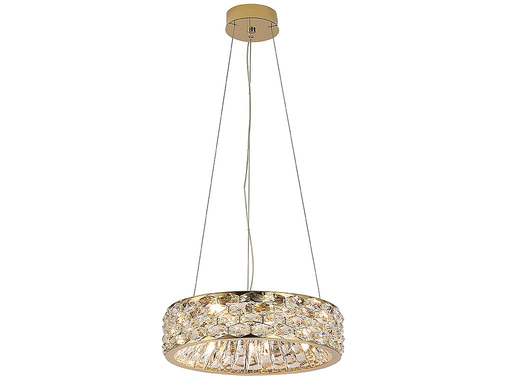 Подвесная люстра Newport Tiffany 8532/40 C gold polished