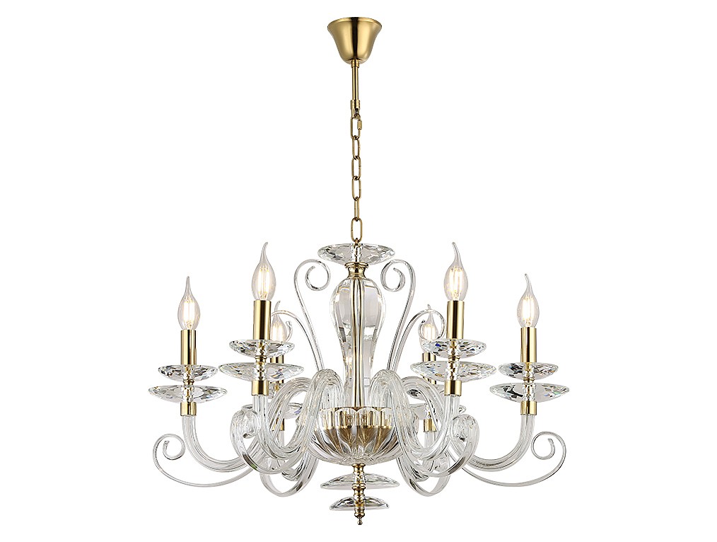 Подвесная люстра Newport Annabelle 8576/C gold polished