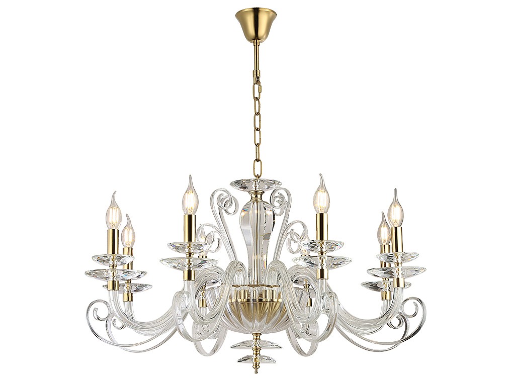 Подвесная люстра Newport Annabelle 8578/C gold polished