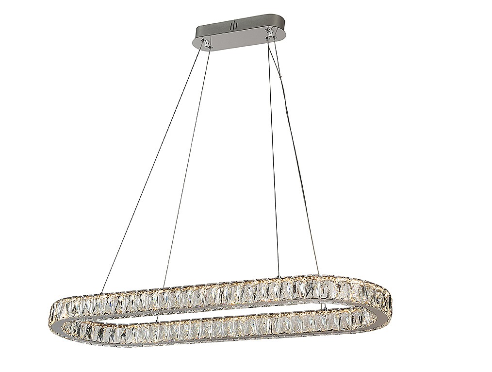 Подвесная люстра Newport Krista 8580/90 C oval chrome