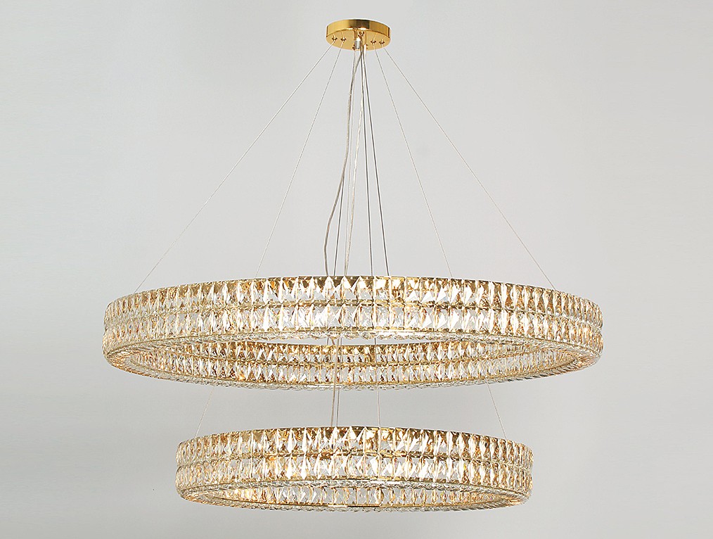 Потолочная чашка Newport Elizabeth 2 Потолочная чашка 8550 D14 2 вертик.кольца gold