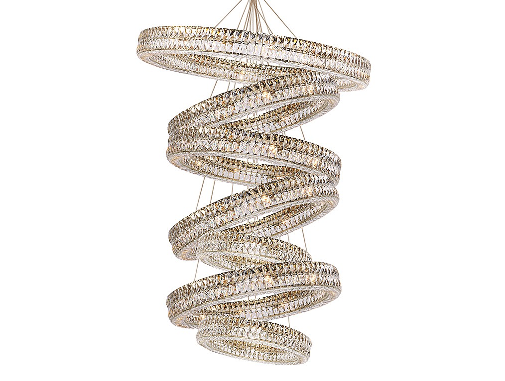 Потолочная чашка Newport Elizabeth 2 Потолочная чашка 8550 D30 7 вертик.колец gold