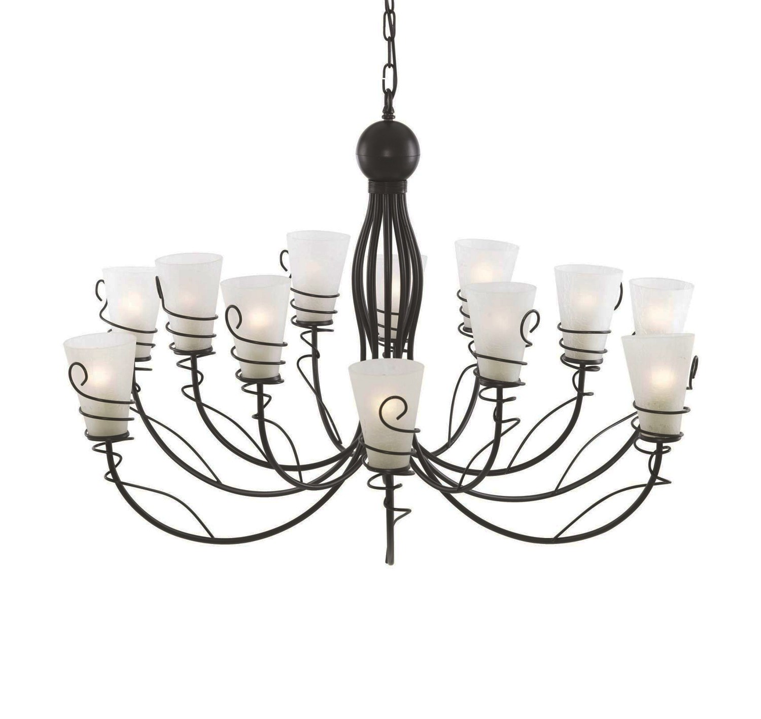 Подвесная люстра Arte Lamp SPIRAL A9051LM-12BR