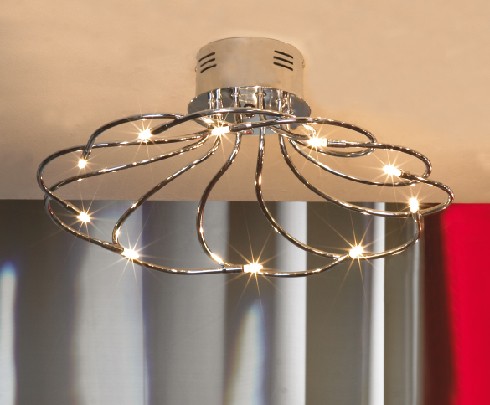 Потолочная люстра Lussole Spoleto LSQ-7207-10