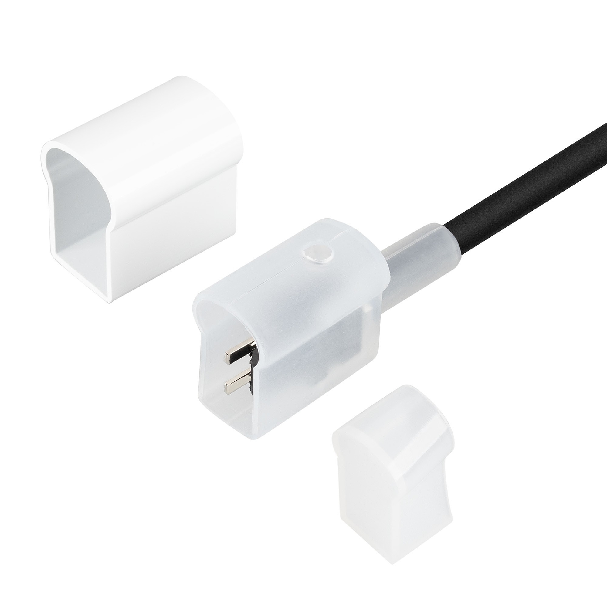 Шнур питания предназначен для подключения гибкого неона серии MOONLIGHT сечения 12х24 мм Arlight 052671