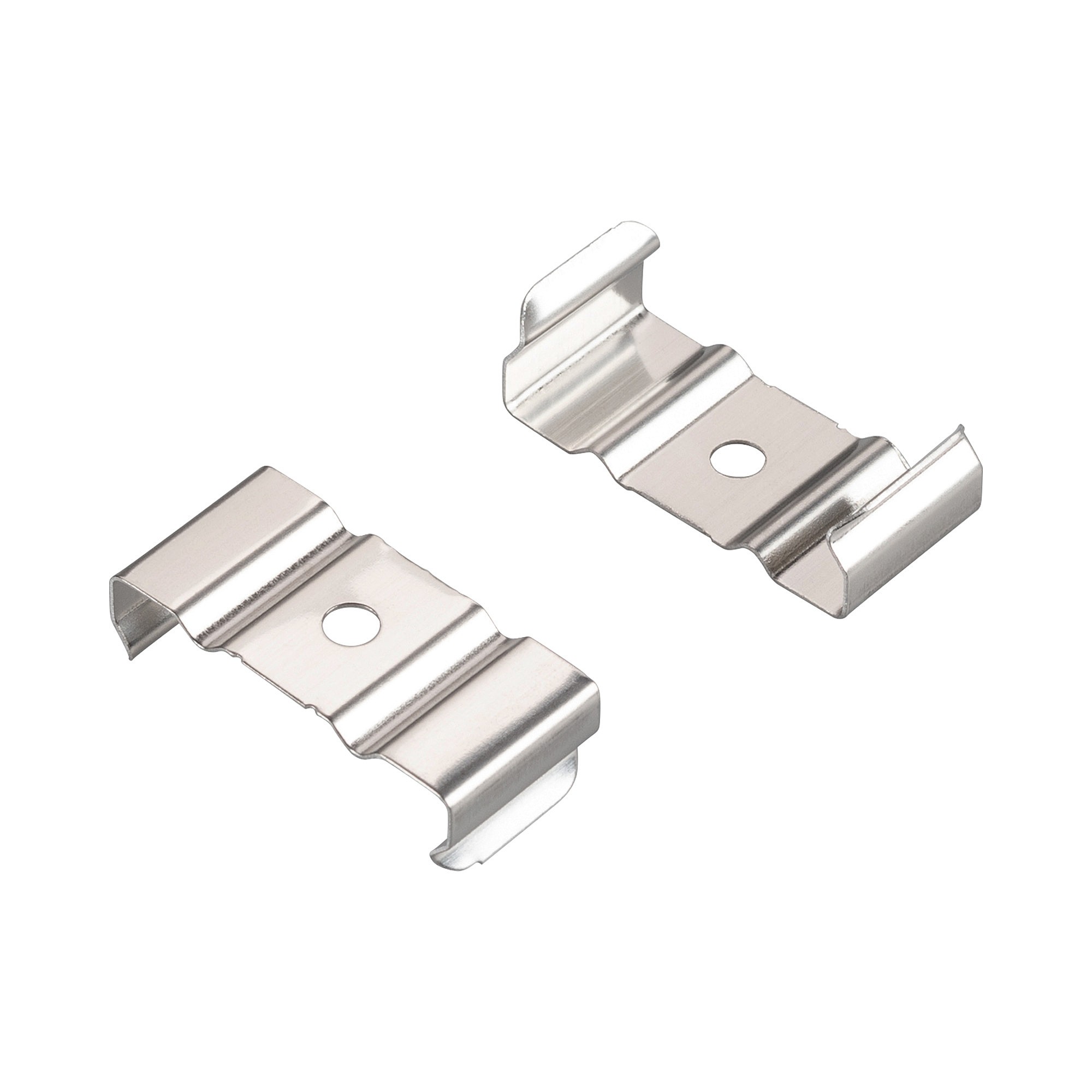 Стальные держатели (2 шт.) предназначены для установки профилей LINE-3020 и LINE-3010 Arlight Arh-Bent 047375(1)