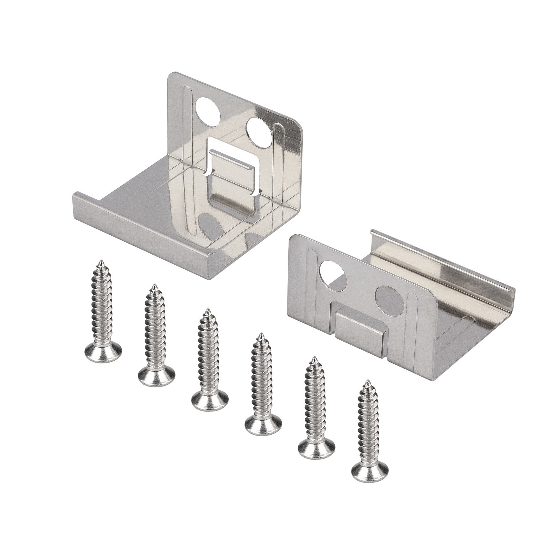 Держатели (2 шт.) из нержавеющей стали для крепления профиля Arlight Sl-Slim 059048