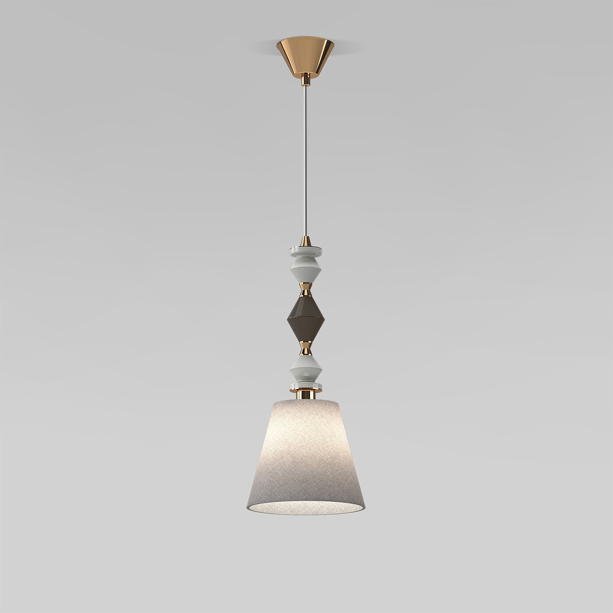 Светильник подвесной Eurosvet Olaria 104012 латунь