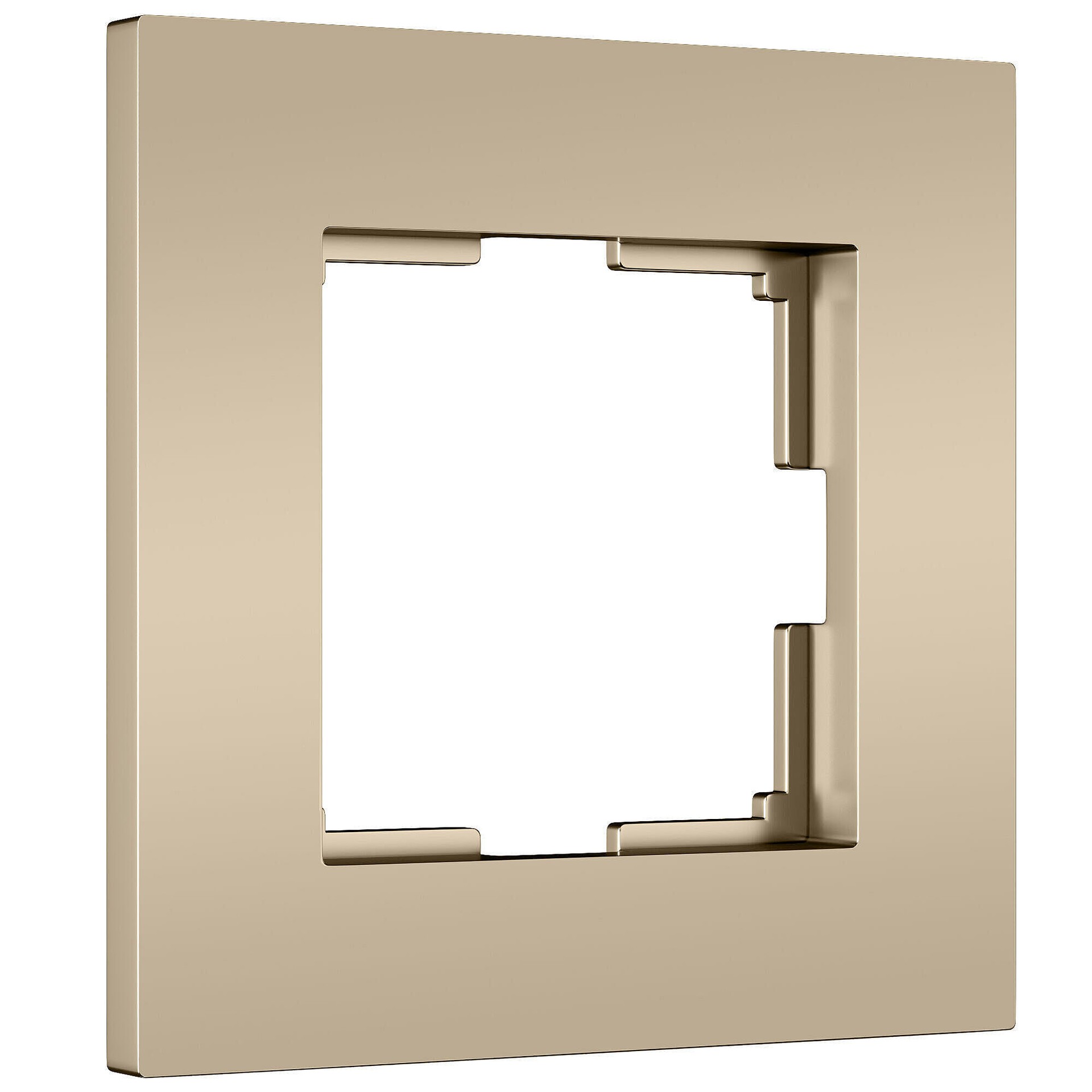 Рамка Werkel W0012911/ Рамка на 1 пост Slab (шампань софт)