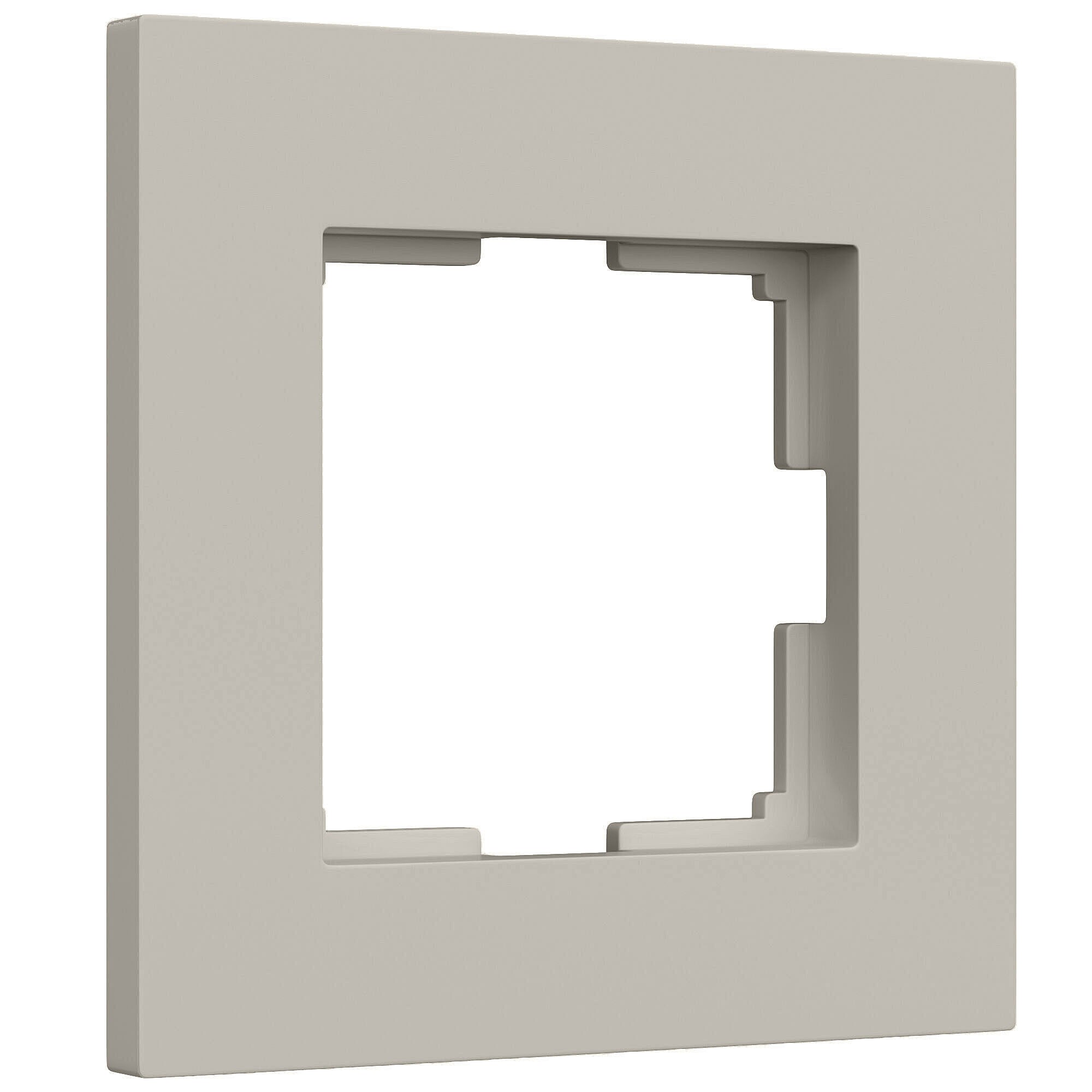 Рамка Werkel W0012917/ Рамка на 1 пост Slab (дымчатый софт)