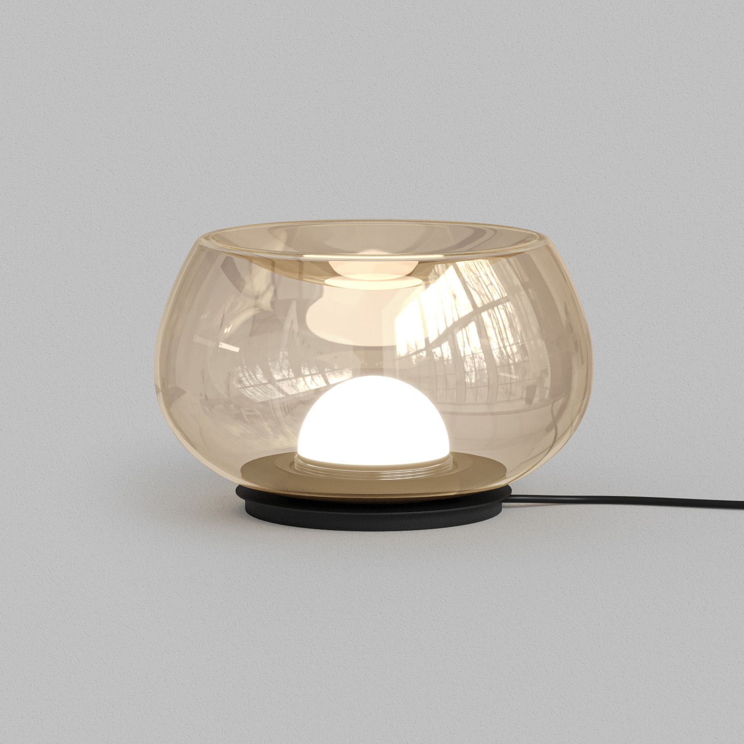 Настольная лампа FLOA DK6747-BK+AM